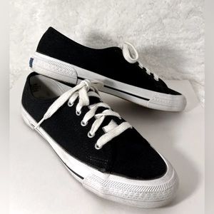 Keds-90's Vintage, Black/White, Canvas, Thick Sole,‎ Women's, Shoes. Size-8.5M